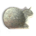 Large Soapstone Cat Dish for Unique Bathroom Decor and Style