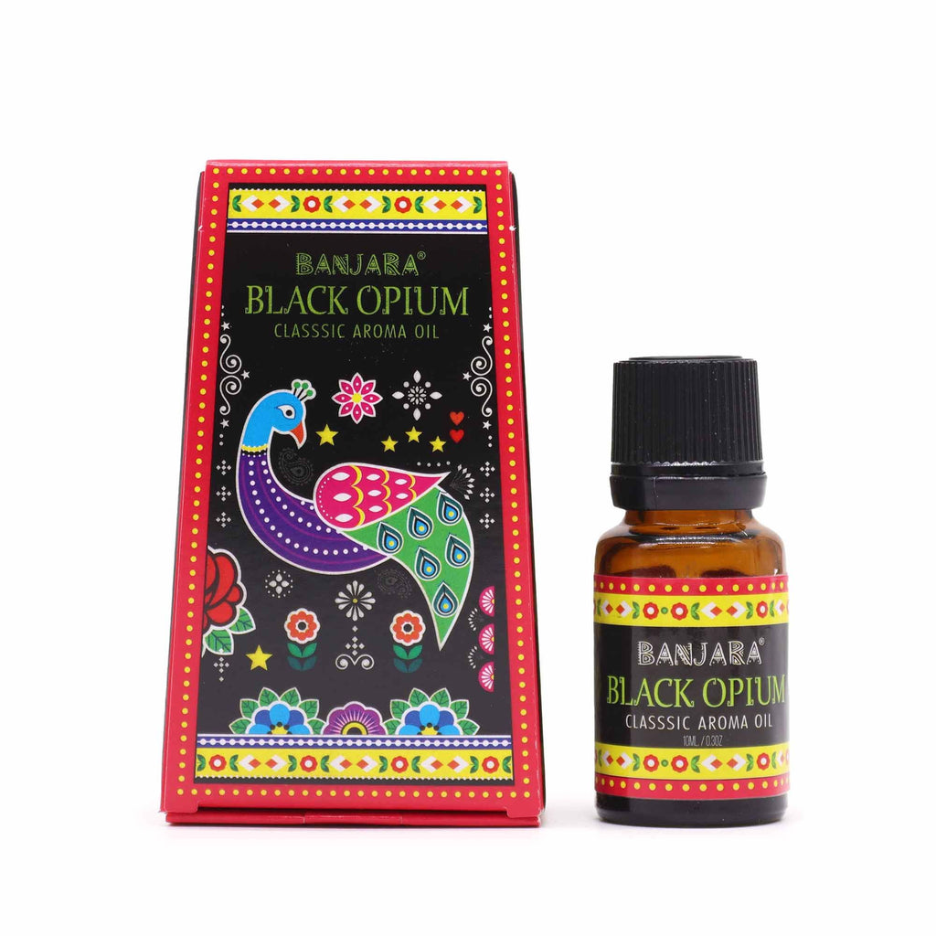 Banjara Indian Fragrance Oil 10ml Enchanting Black Opium Aroma