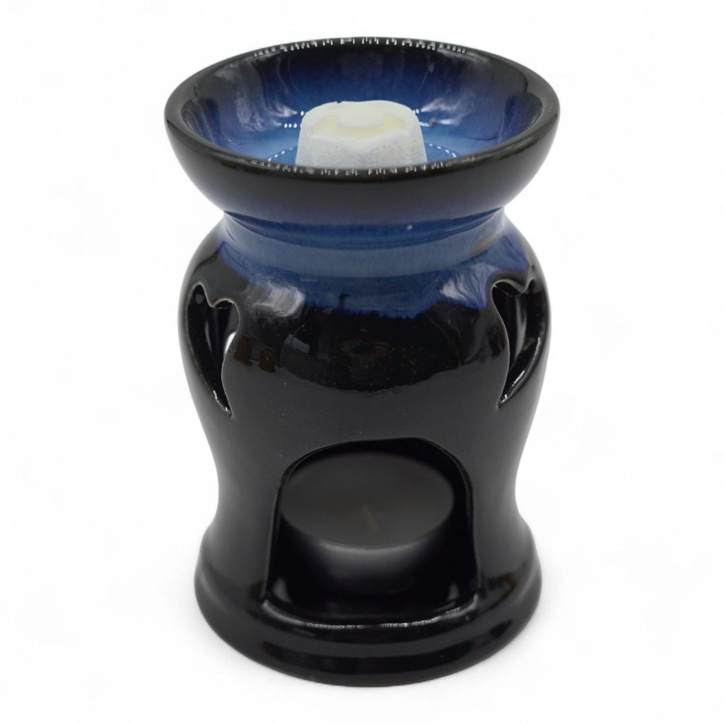 Classic Rustic Oil Burner with Heart Cut Out for Home Fragrance