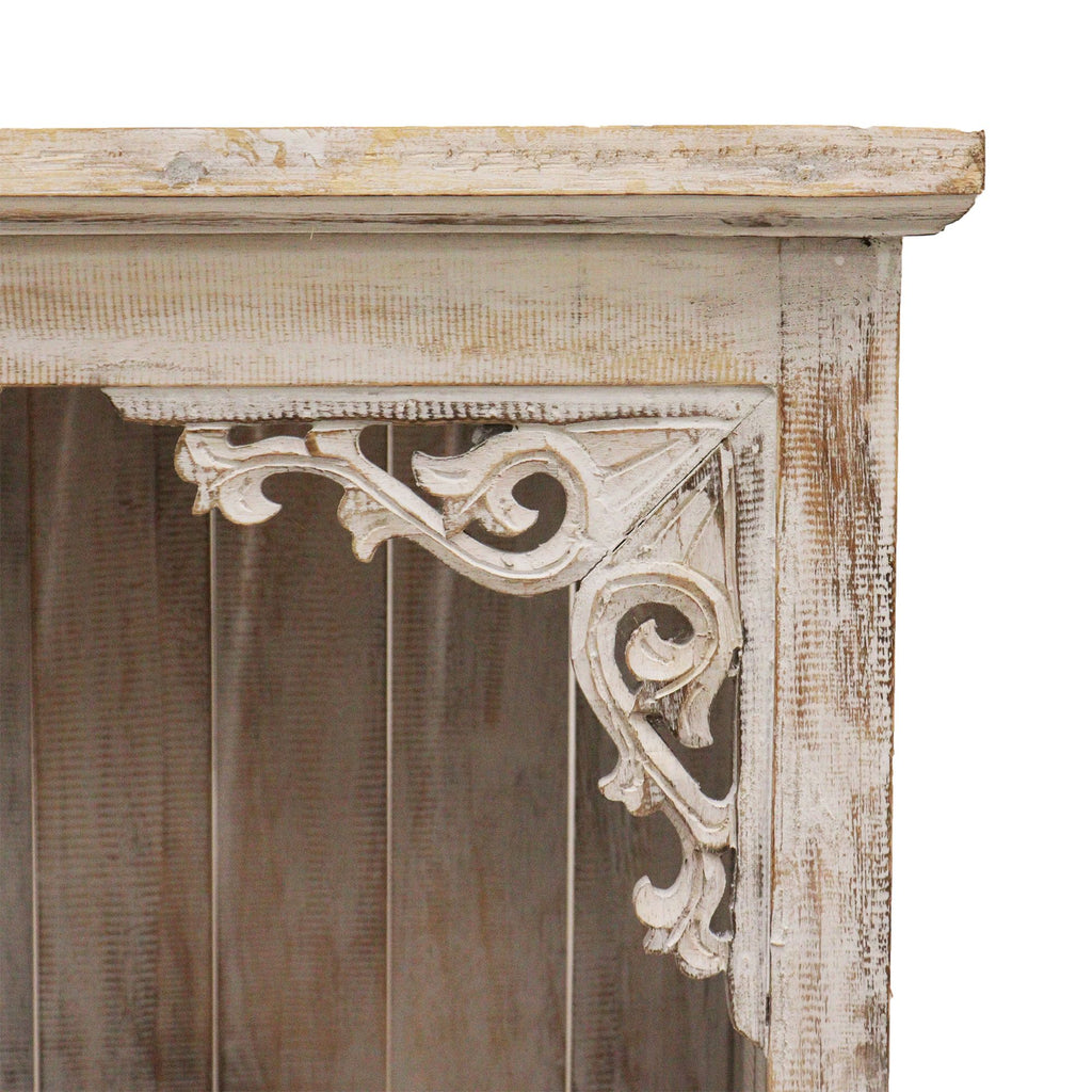 Albasia Bathroom Cabinet in Whitewash for Elegant and Stylish Storage