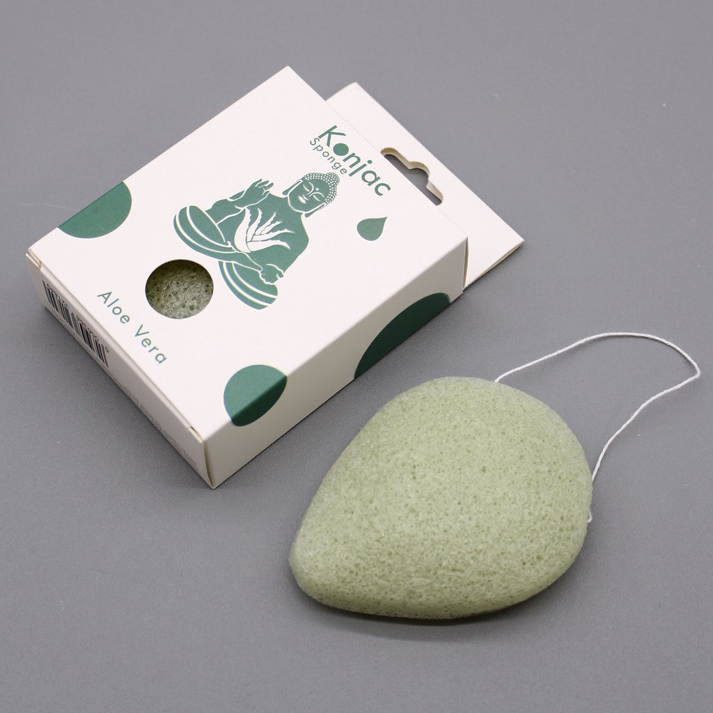 Teardrop Aloe Vera Konjac Sponge for Gentle Skin Care Routine