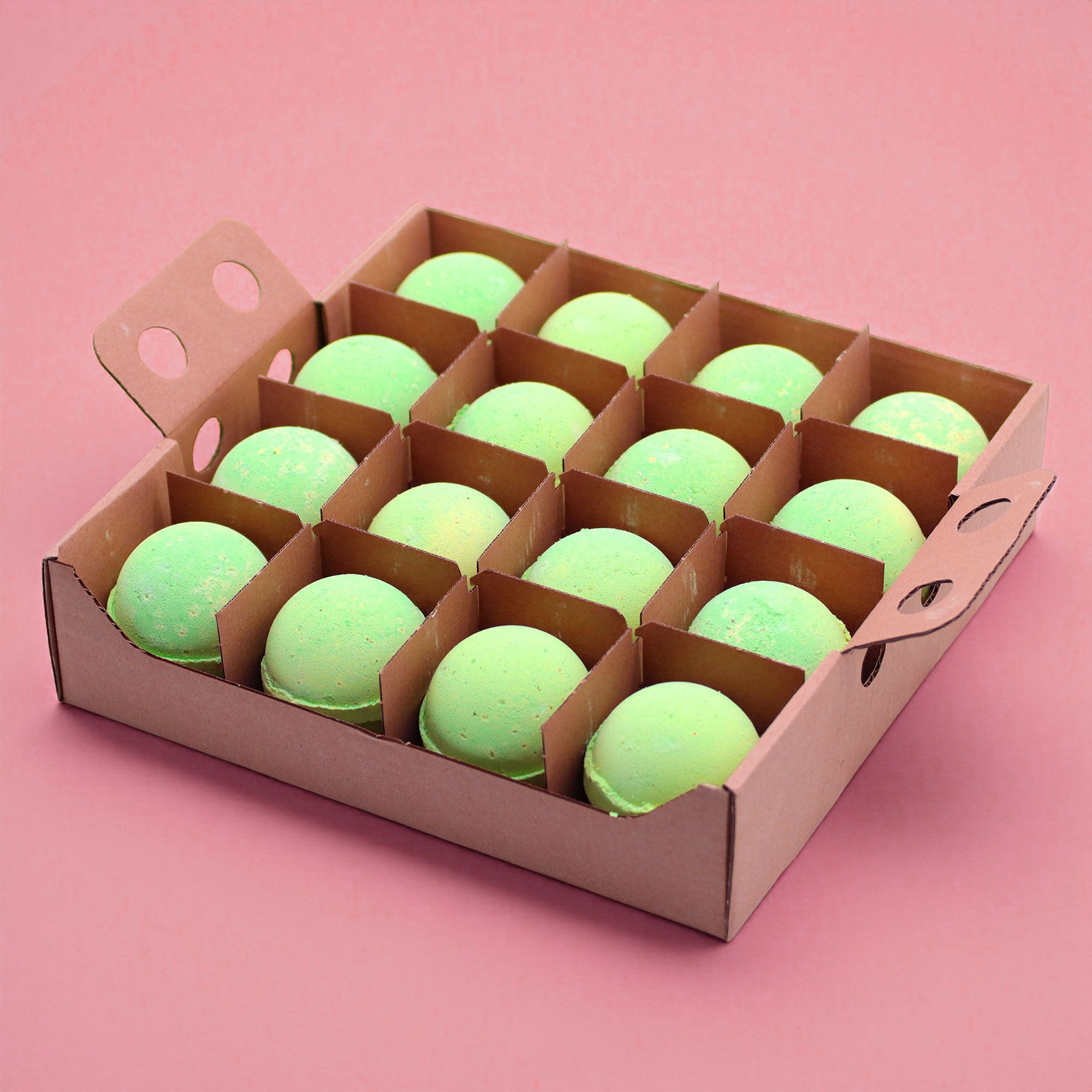 Refreshing Set of 3 Jumbo Peppermint and Tea Tree Bath Bombs