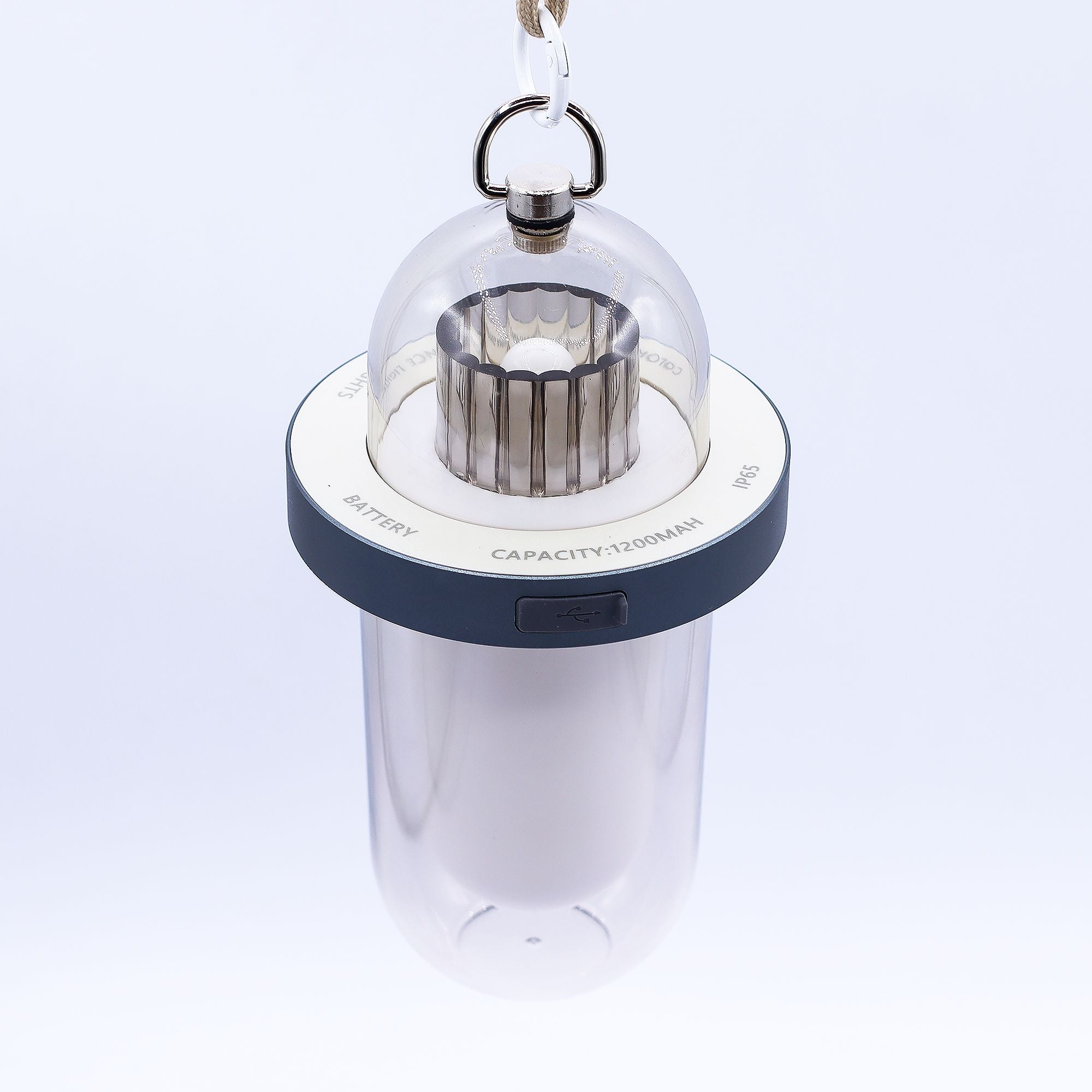 Outdoor Flame Effect Lamp with USB C Rechargeable Multi Colour Light