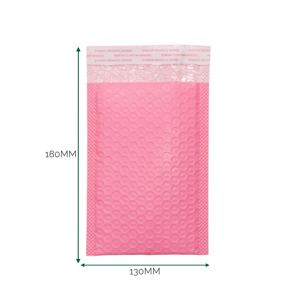 Bright Pink Poly Bubble Envelope for Secure Shipping and Style