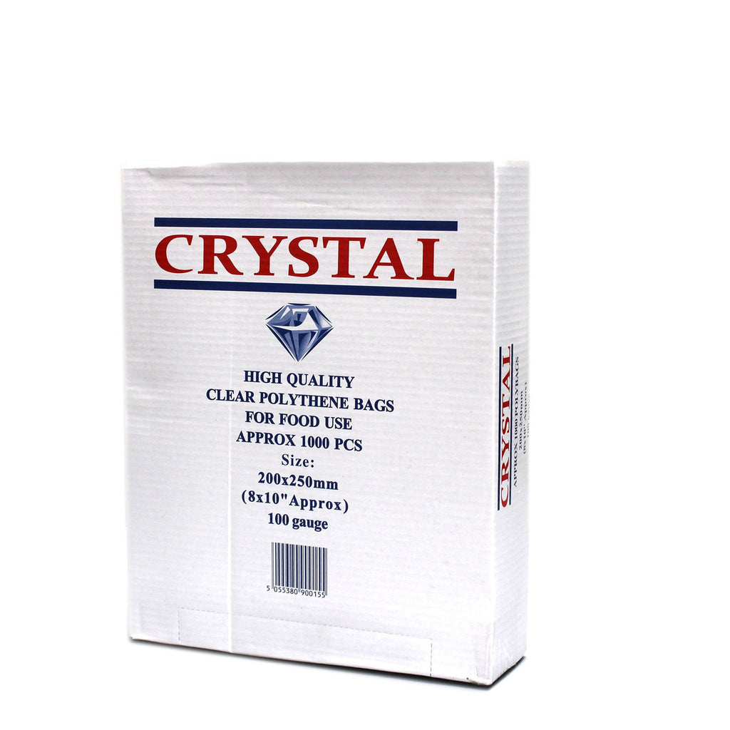 8 x 10 Inch Poly Bags for Safe Storage and Freezing of Goods