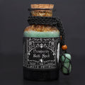 Aventurine Crystal Amulet and Prosperity Bath Spell Potion 240g