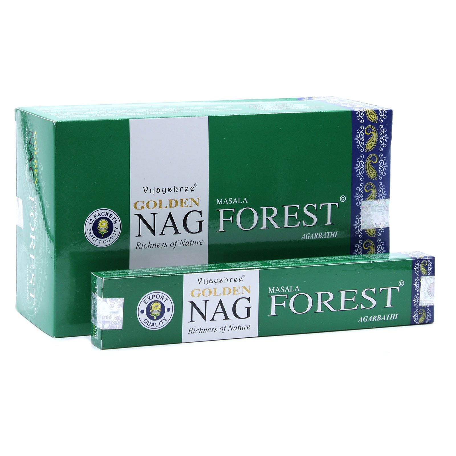 15g Golden Nag Forest Incense for Aromatic Home Fragrance
