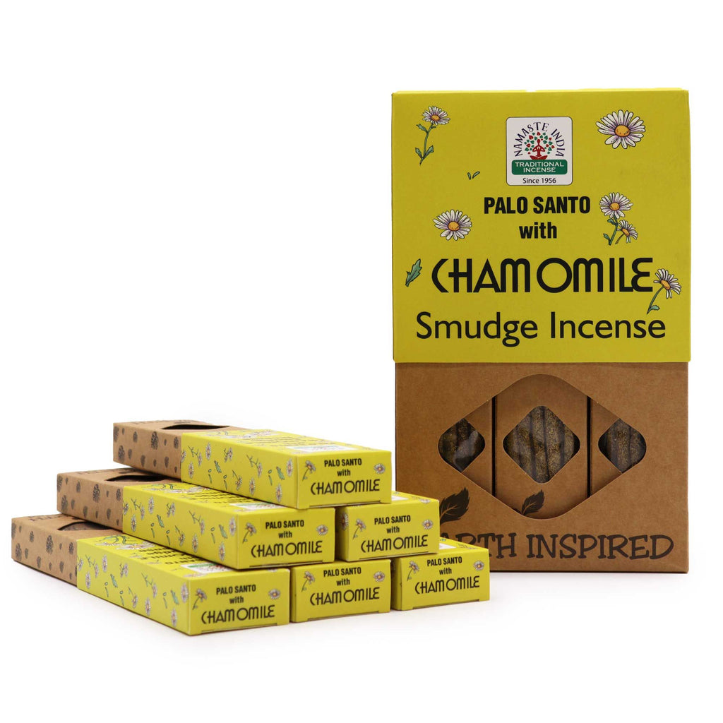 Earth Inspired Chamomile Smudge Incense for Relaxation and Calm