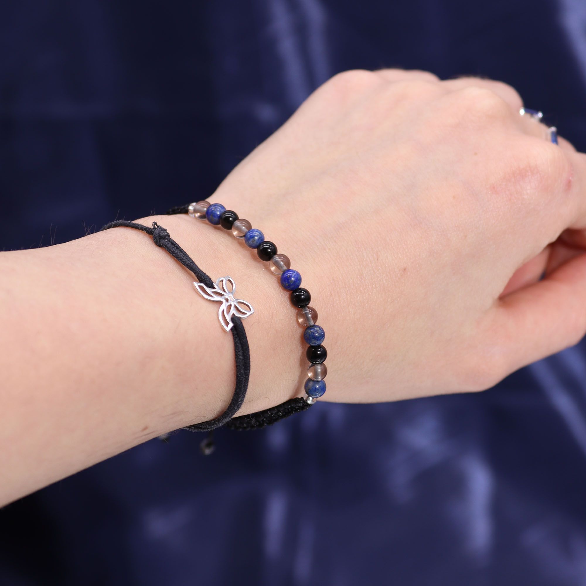 Zodiac Crystal Candle with Gemstone Bracelet for Scorpio Energy