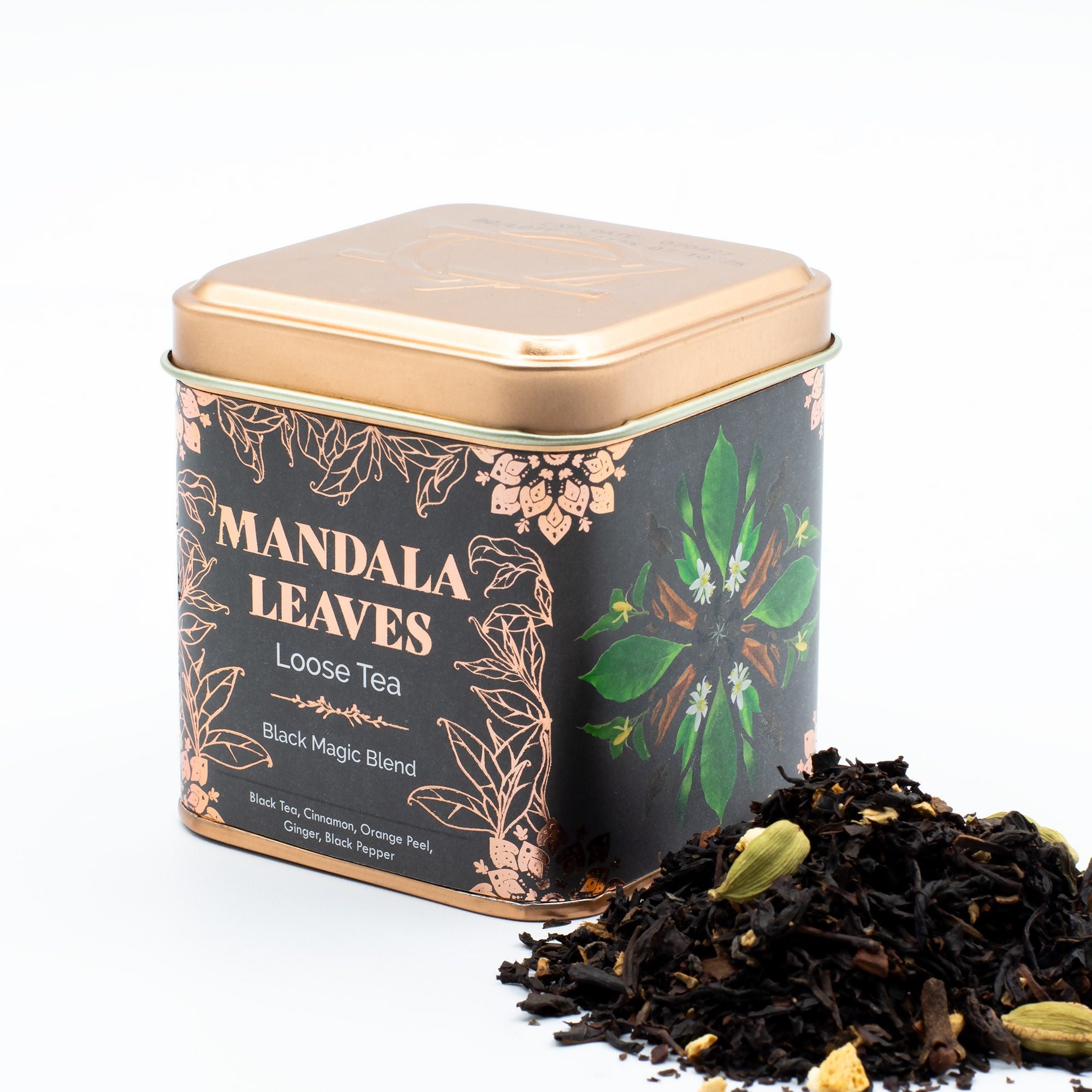 50g Black Magic Blend Bold Aromatic Black Tea in Elegant Tin