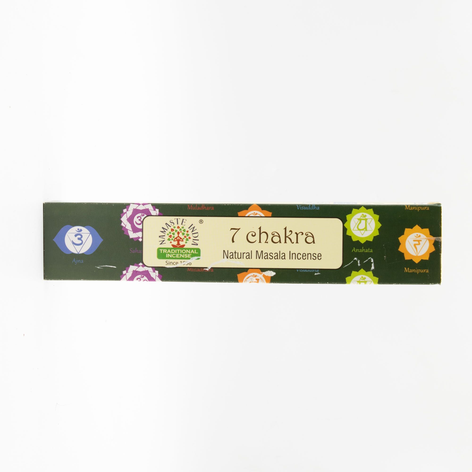 Namaste Mandala Masala Incense Sticks 7 Chakra for Calm Spaces