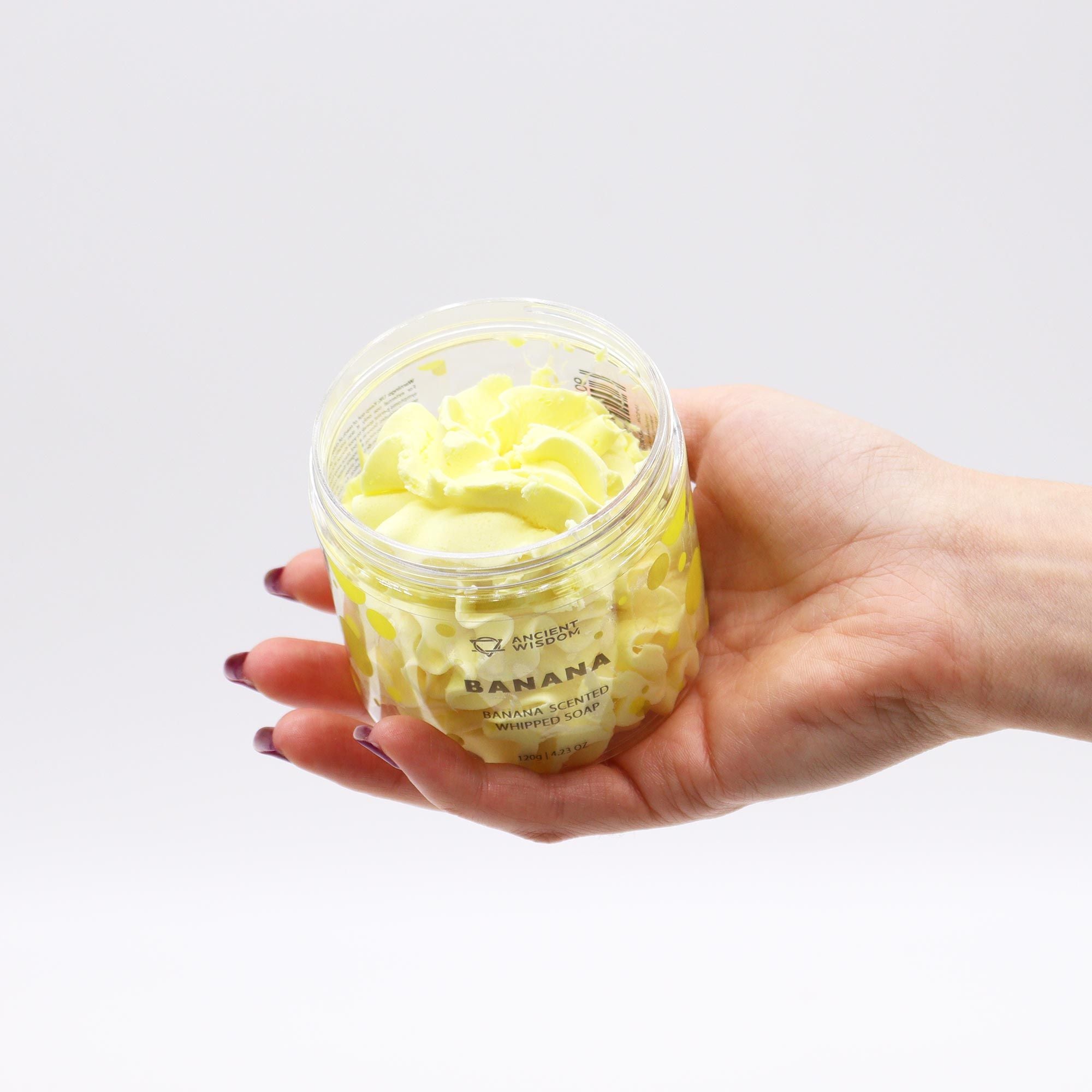 Banana Whipped Soap 120g for a Refreshing Bath Experience