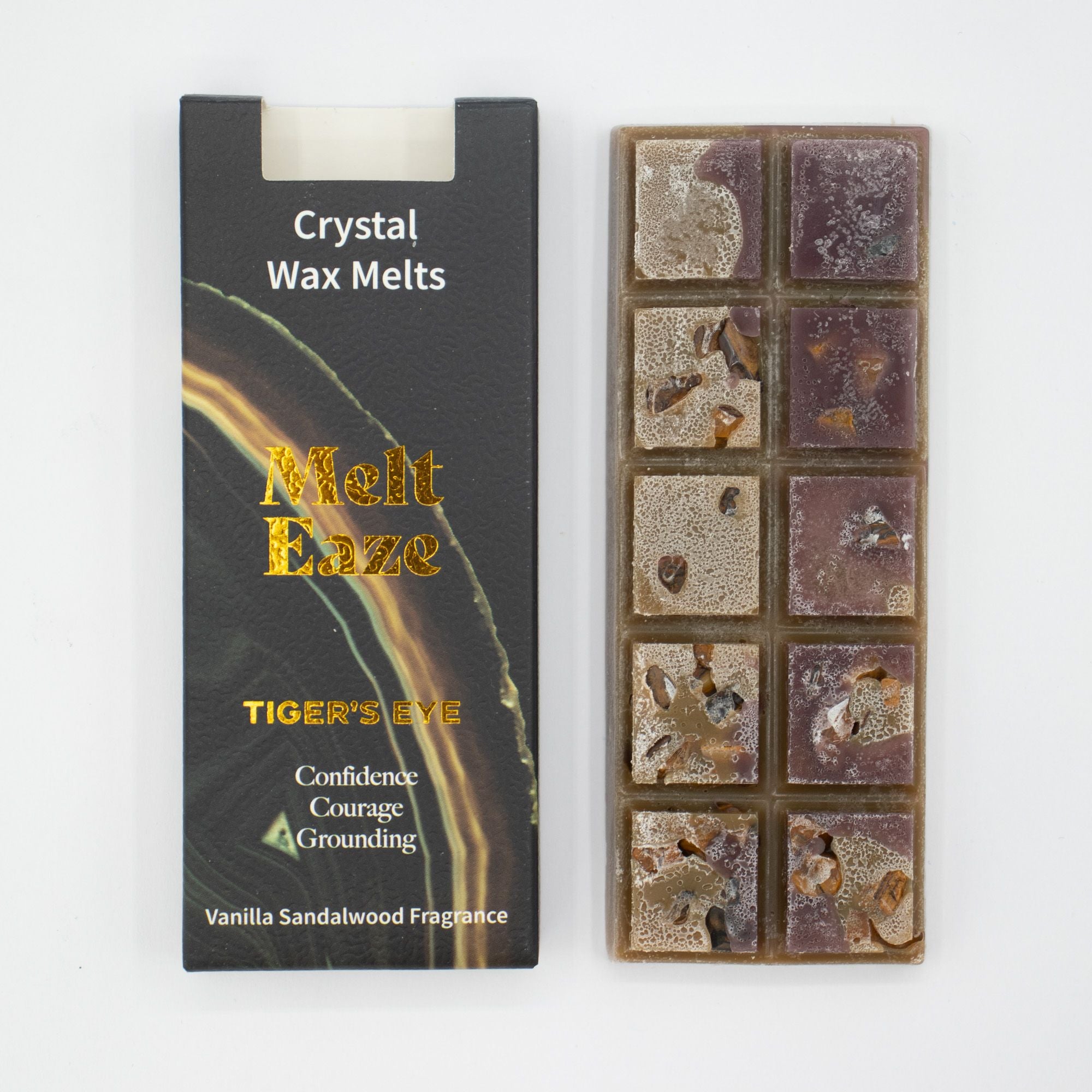 MeltEaze Wax Melts 50g Tigereye Strength with Vanilla Sandalwood