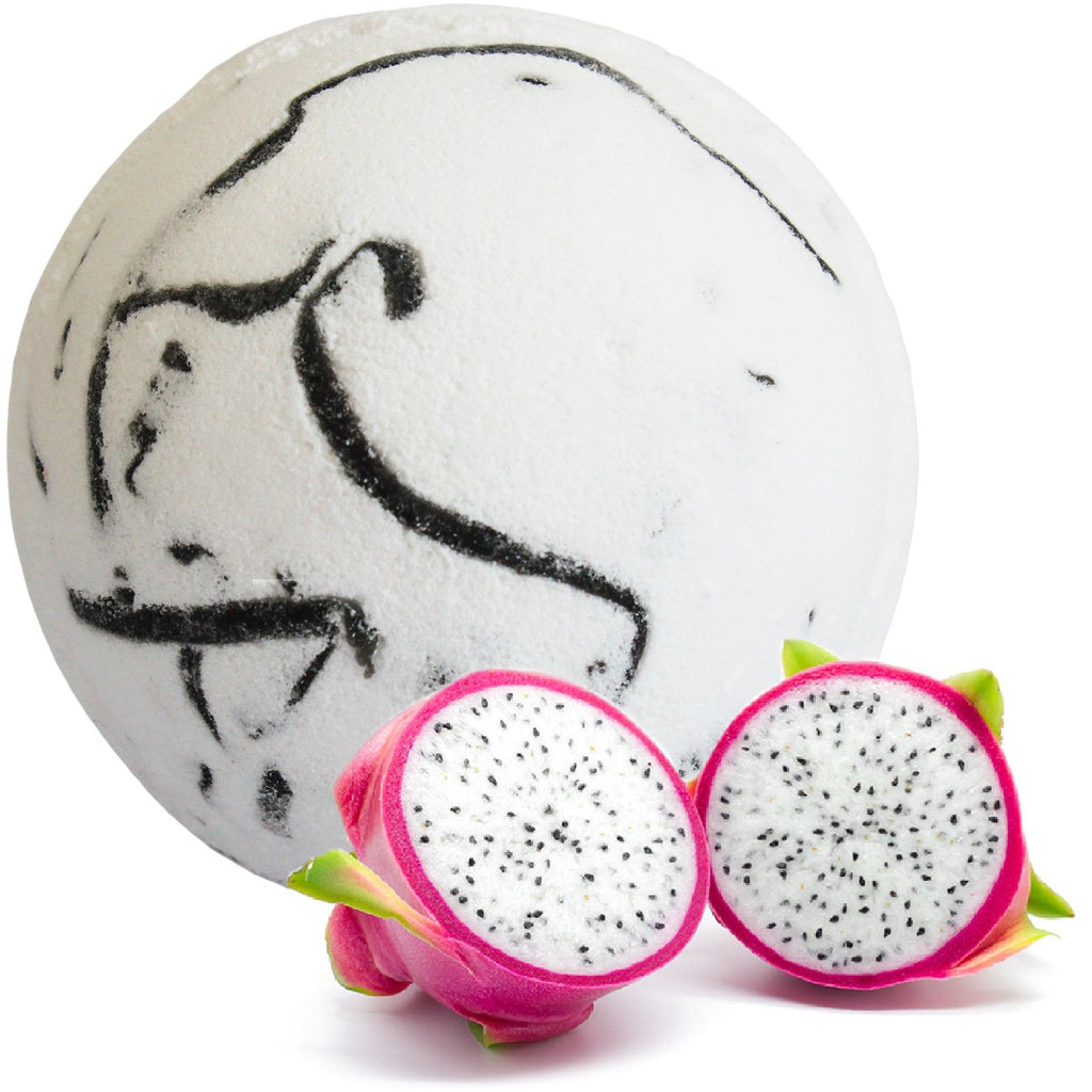 Tropical Paradise Coco Bath Bomb with Dragon Fruit Fragrance