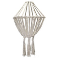 Macrame Large Drop Chandelier Natural Bohemian Home Decor Piece