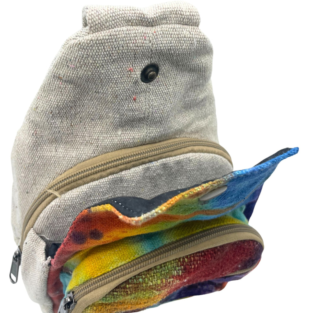 Tiedye Hemp Sling Shoulder Bag with Bohemian Style Design