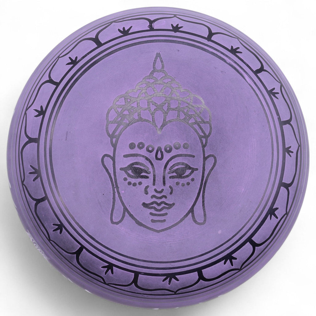 Extra Loud Mushroom Singing Bowl in Purple Haze for Meditation