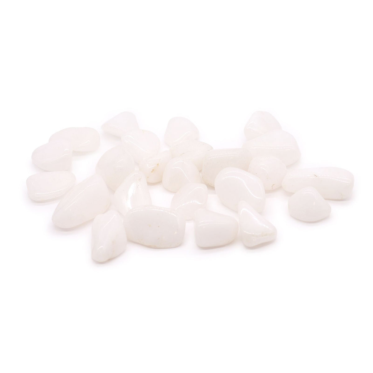 Large Tumble Stones - Quartz Snow