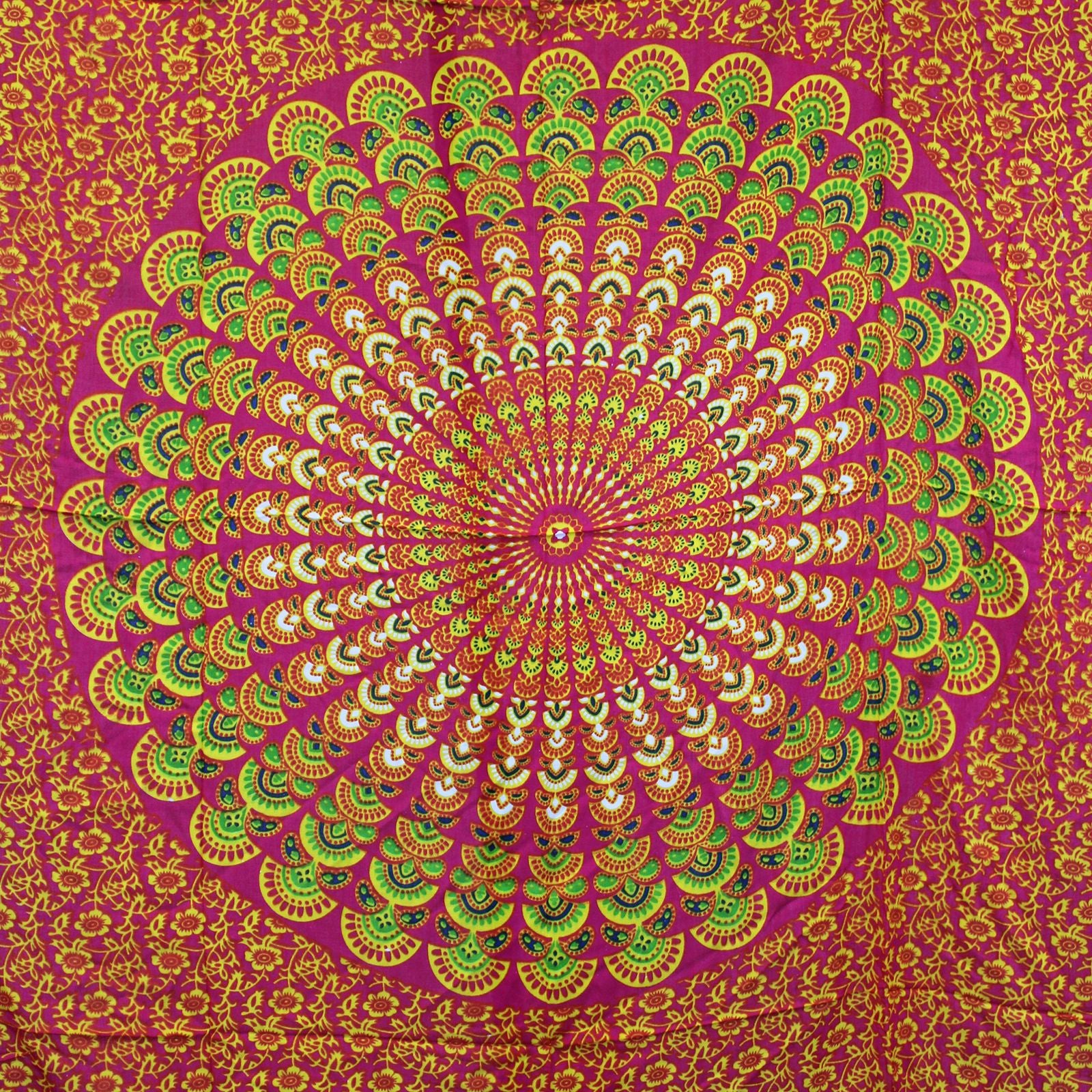 Ruby Lime Mandala Sarongs for Stylish Beachwear and Summer Fun
