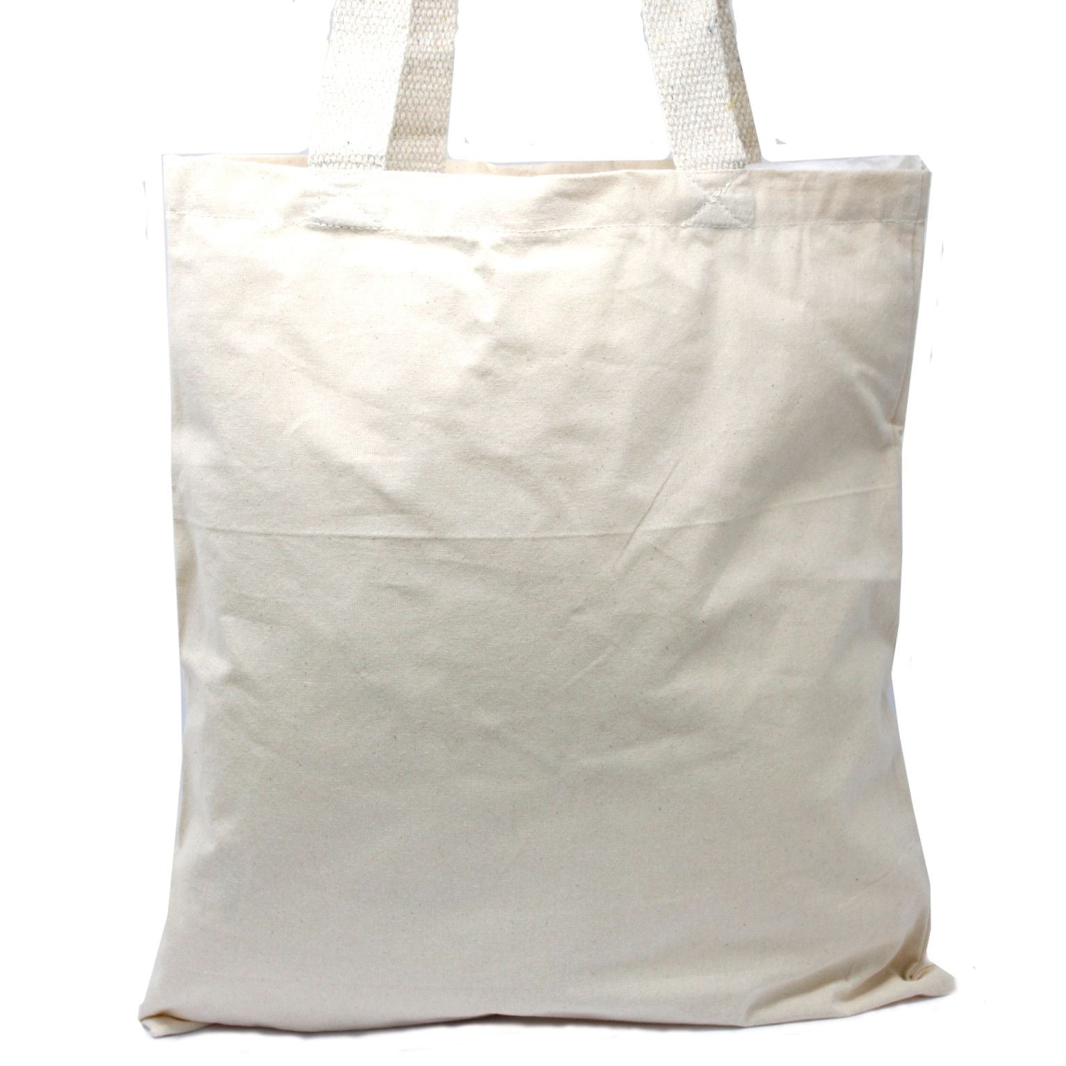 Lrg Natural 6oz Cotton Bag for Eco Friendly Shopping and Daily Use
