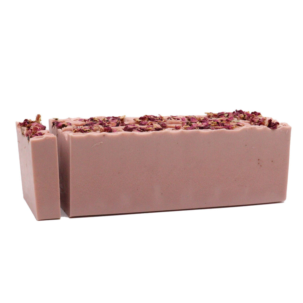 Enchanted Rose Soap Loaf with Floral and Vanilla Fragrance