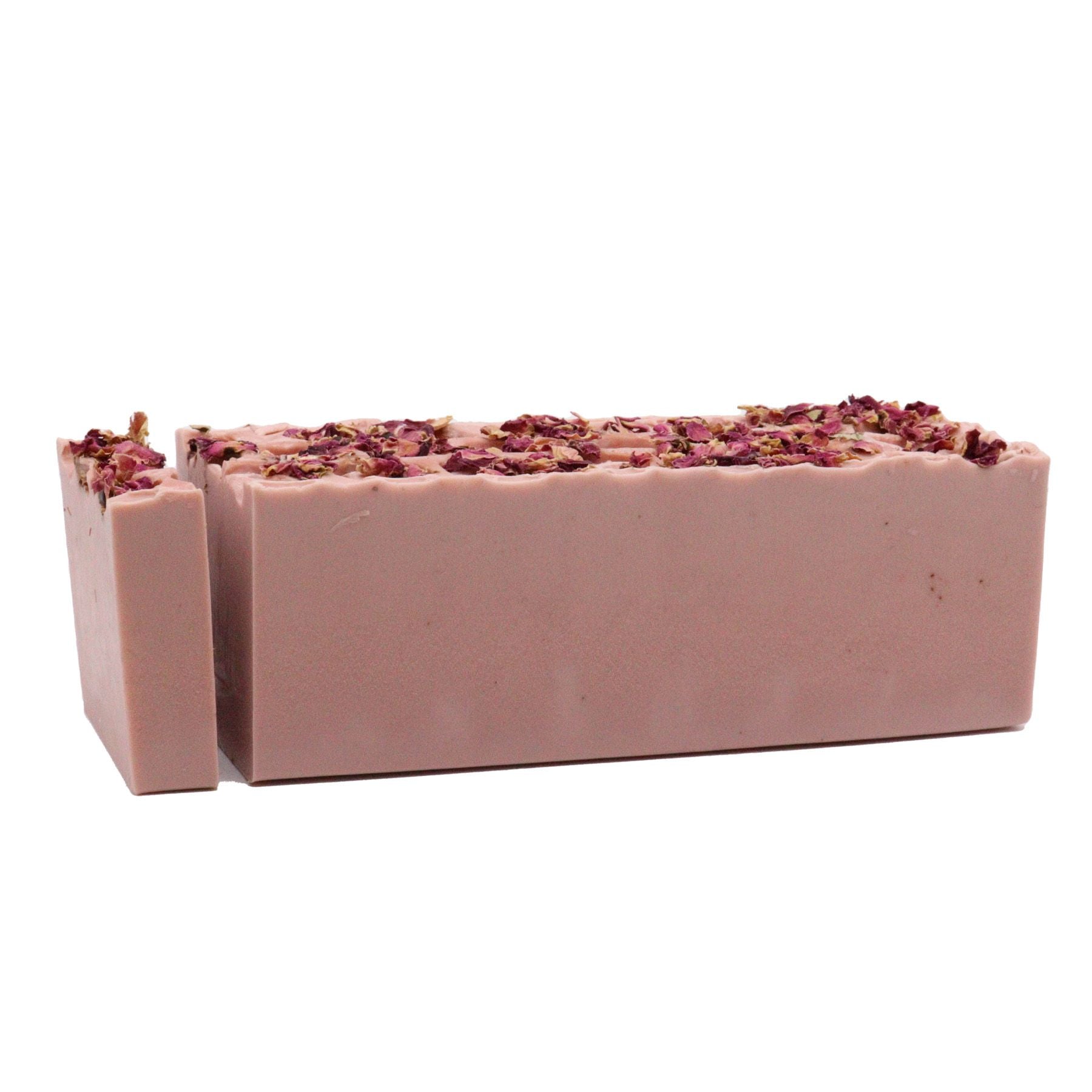 Enchanted Rose Soap Loaf with Floral and Vanilla Fragrance