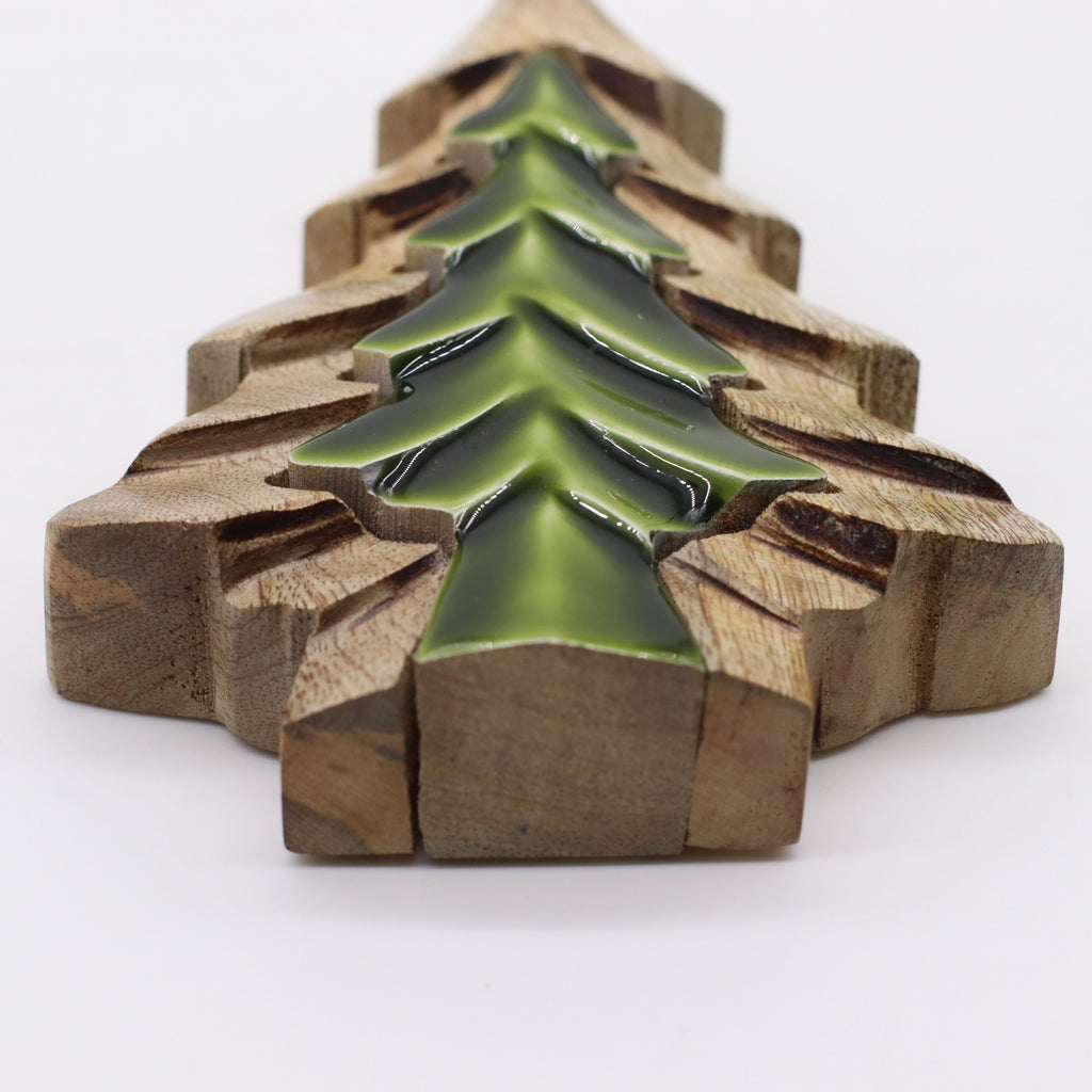 Lost in the Forest Small Tree in a Tree Wooden Decoration