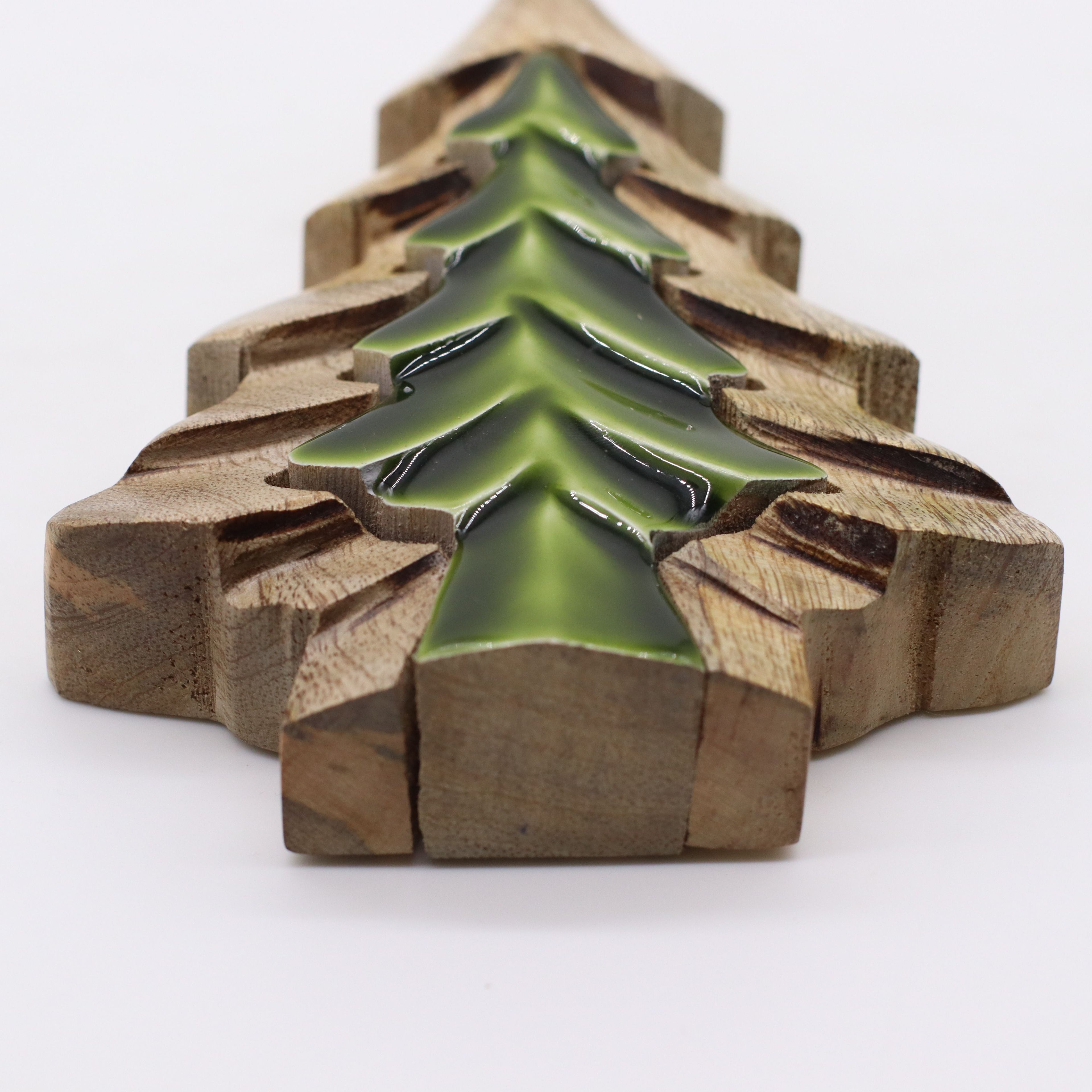 Lost in the Forest Small Tree in a Tree Wooden Decoration