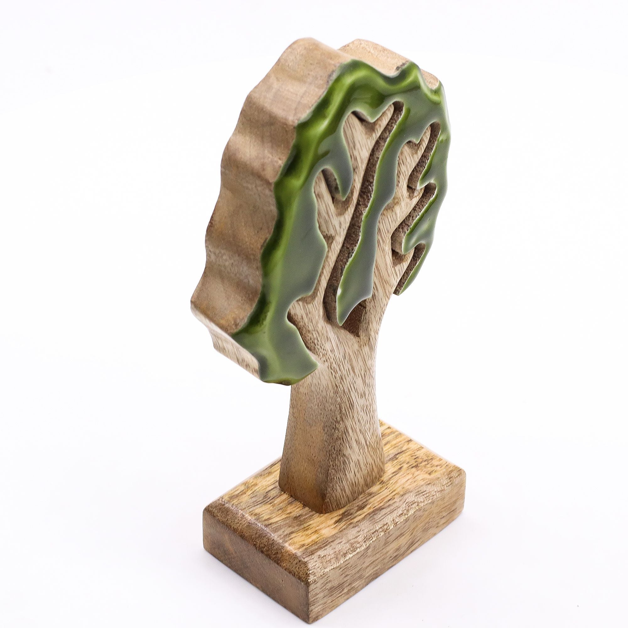 Lost in the Forrest Single Tree 3D Wooden Decoration 20x10cm