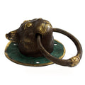 Brass Door Knocker Cats Head Design for Timeless Home Elegance