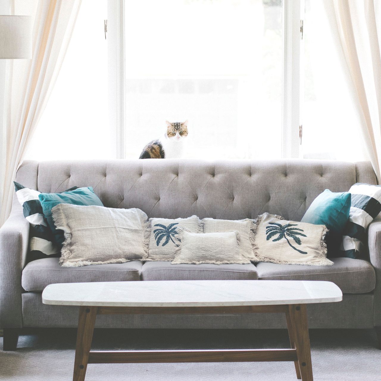 Linen Cushion Cover 45x45cm with Fringe for Stylish Home Decor
