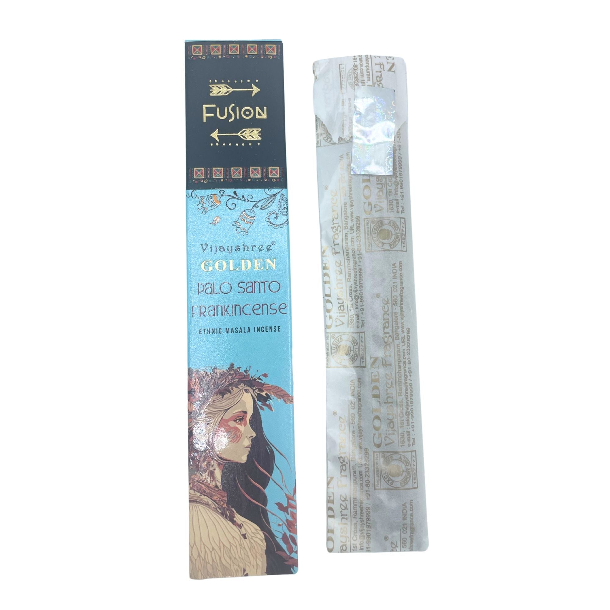 15g Golden Palo Santo and Frankincense Incense Sticks