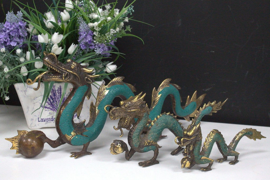 Fengshui Big Dragon with Ball 45cm for Home Decor and Serenity
