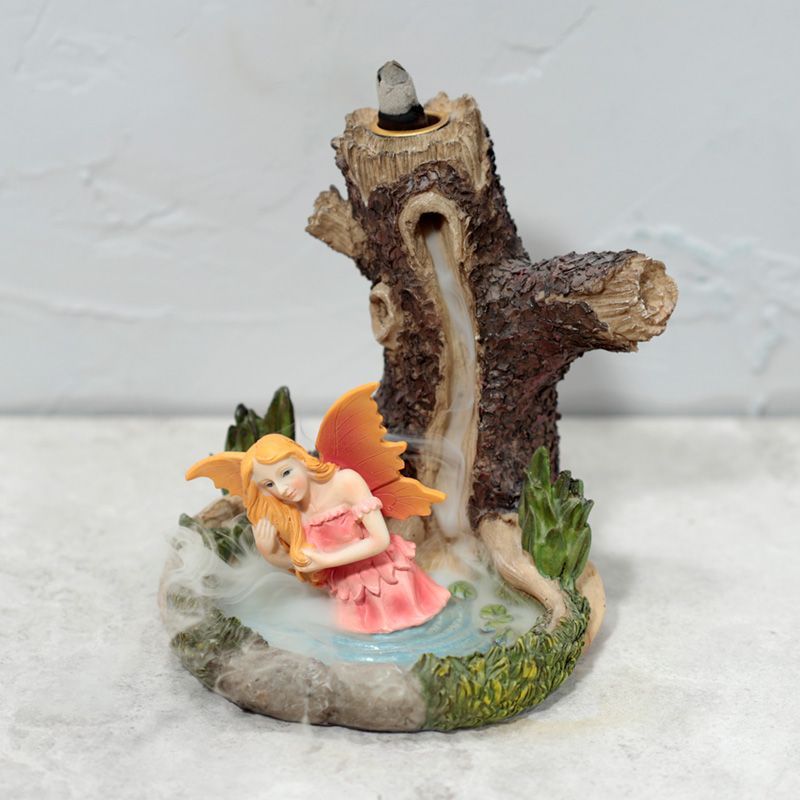 Ancient Tree Fairy Lake Backflow Incense Burner for Relaxation