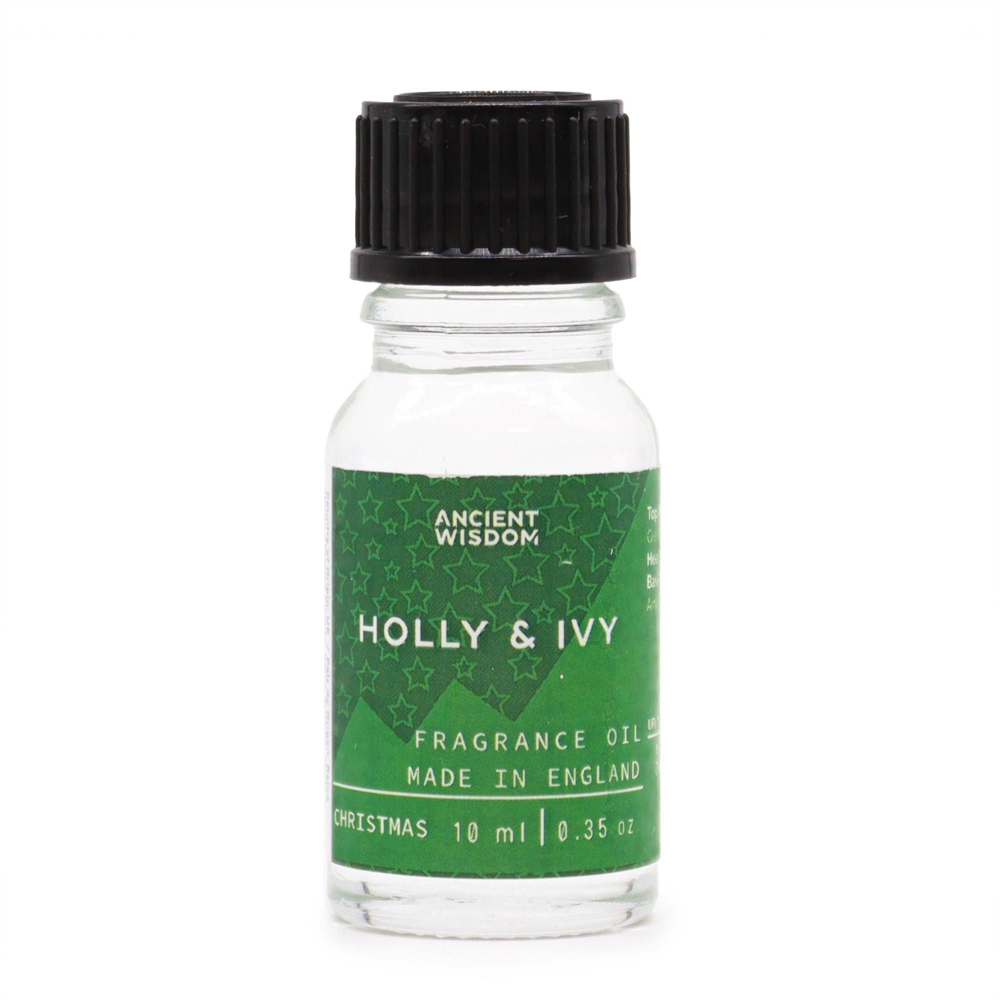 Holly & Ivy Fragrance Oil 10ml for Creating Festive Ambience
