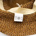 Nomad Sari Floppy Straw Sun Hat in Natural Coffee for Summer Style