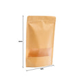 Kraft Window Bag 18x26 cm for Creative Gift Packaging Needs