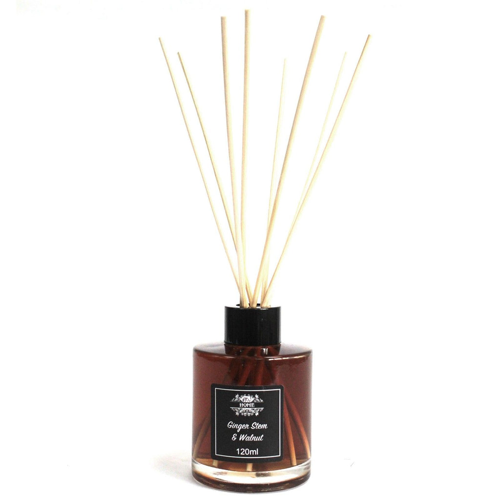 120ml Reed Diffuser Ginger Stem and Walnut for Home Fragrance
