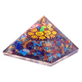 Orgonite Pyramid Om Chakra 70 mm for Positive Energy and Decor