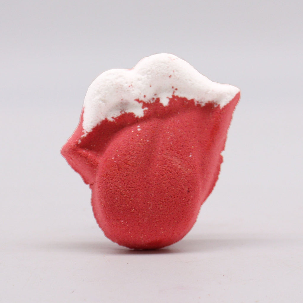 Lips Bath Bomb 60g with Raspberry and Pomegranate Aroma Delight