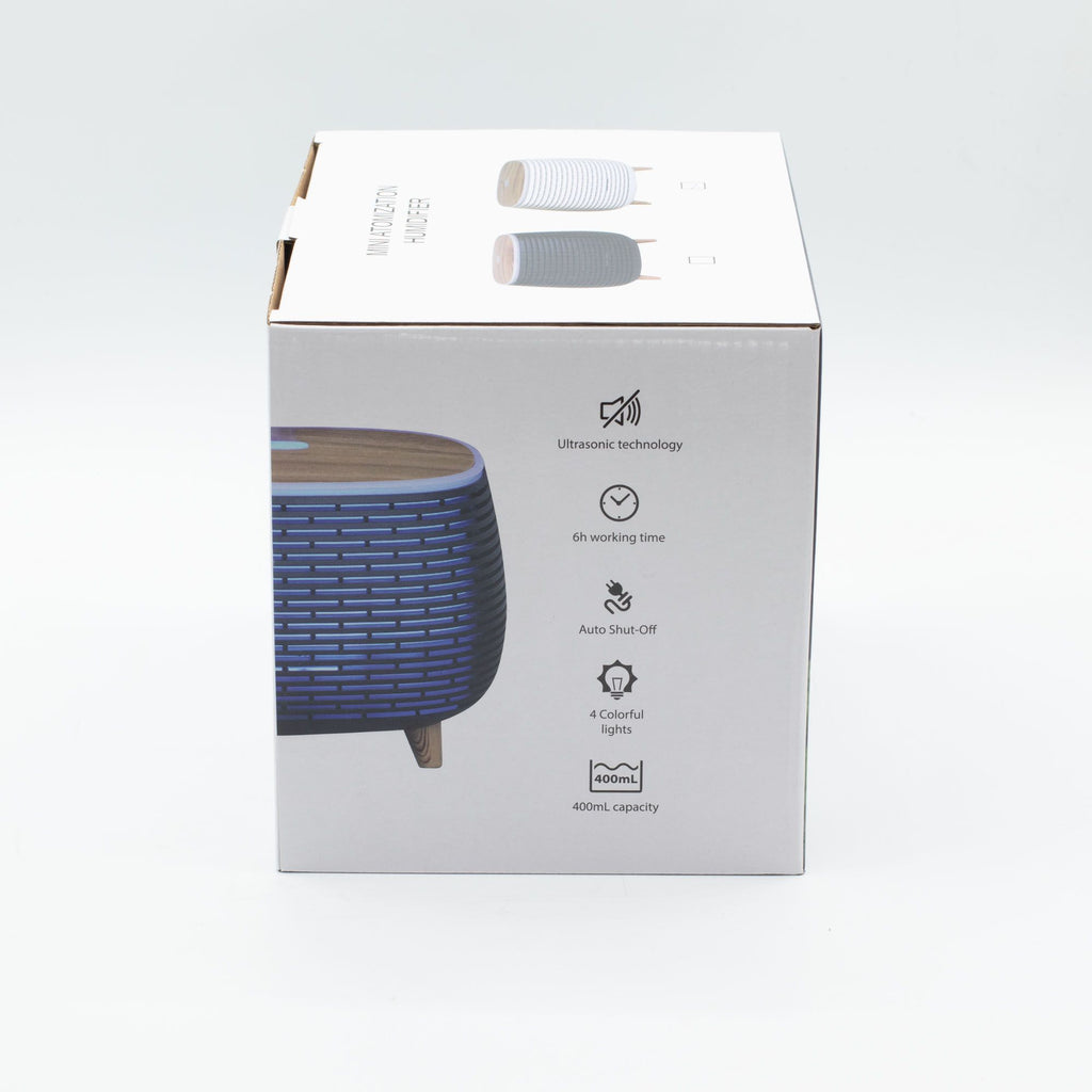 Futuristic Ribbed Aroma Diffuser with Colour Changing LED Light