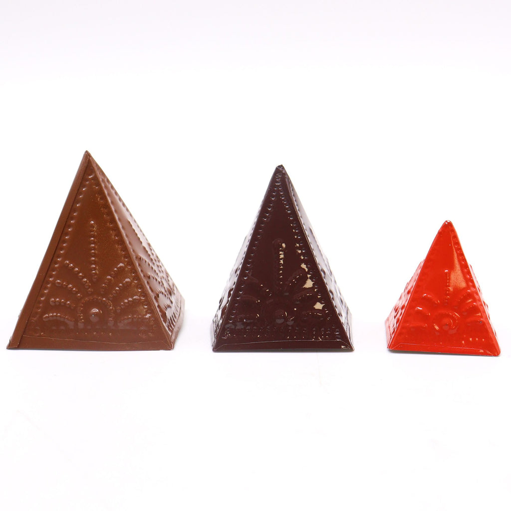 Incense Powder Mould Set in Light Brown Dark Brown Orange