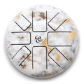 Hapi Drum Marble OM 18cm Steel Tongue Drum for Meditation and Calm