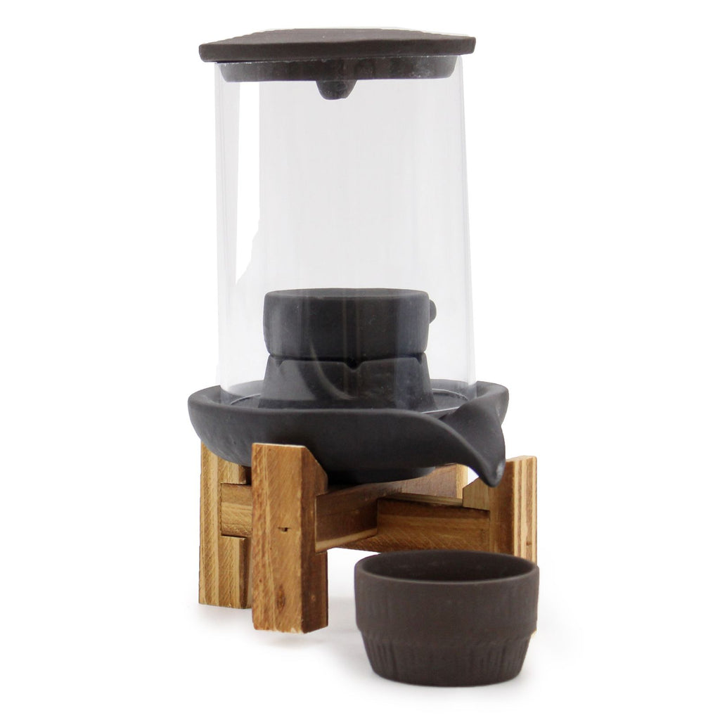 Backflow Incense Burner Teahouse Waterfall for Ultimate Relaxation