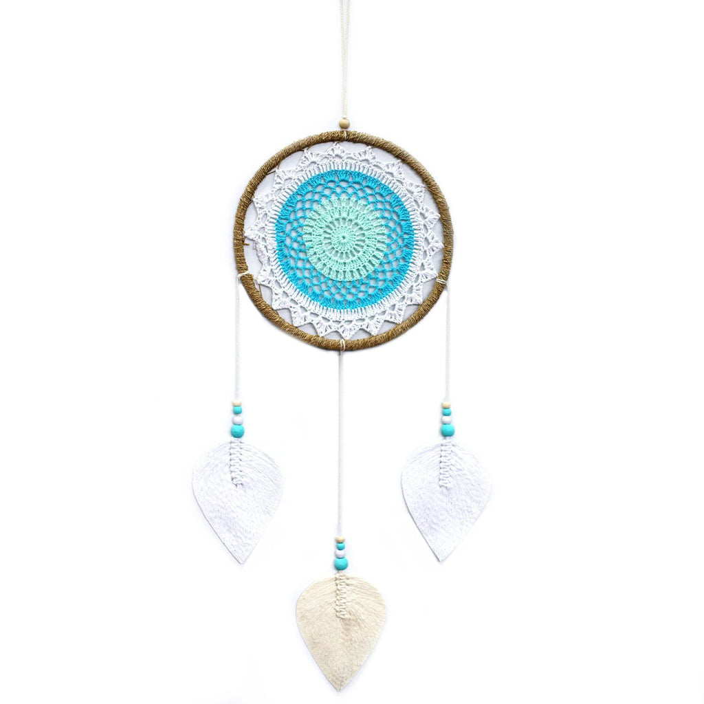 Large Turquoise Dream Catcher for Home Decor and Sweet Dreams