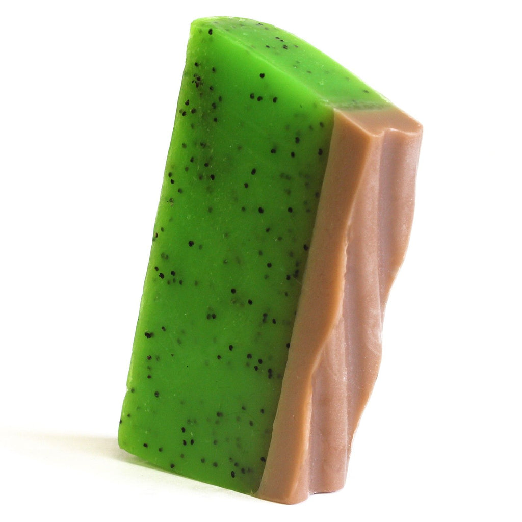 Tropical Paradise Soap Loaf Kiwifruit with Exfoliating Poppy Seeds