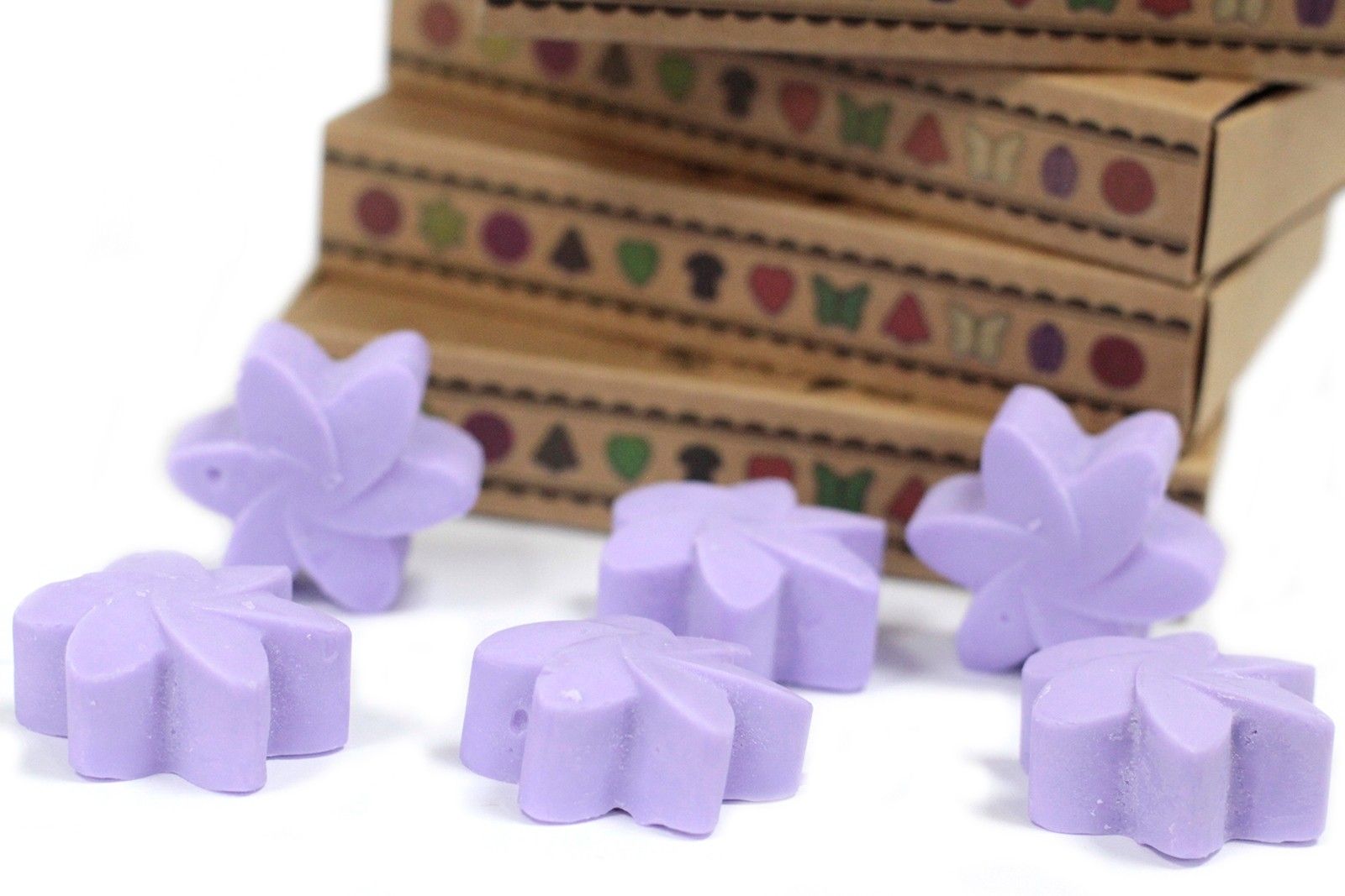 Lavender Fields Wax Melts Box of 6 for Home Fragrance Delight