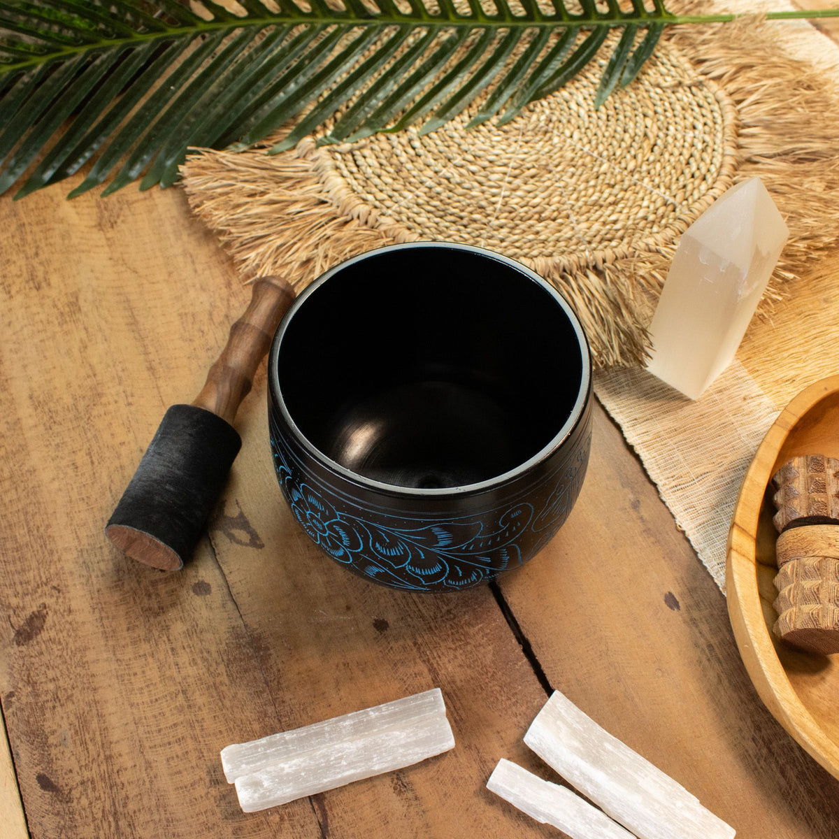 Cauldron Singing Bowl - Magic Mushroom - Blue (15cm)