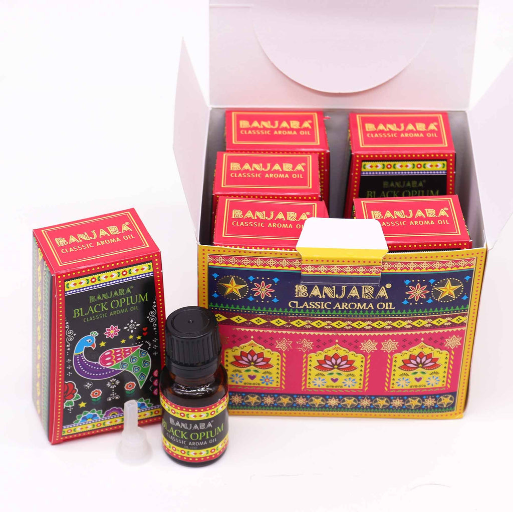 Banjara Indian Fragrance Oil 10ml Enchanting Black Opium Aroma