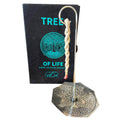 Rope Incense and Silver Plated Holder Set with Tree of Life Design